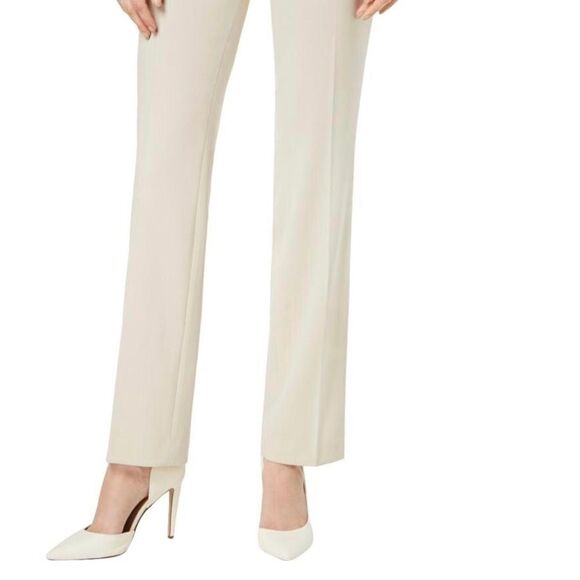 Nine West sligthtly flared Leg Office Wear Khaki the trouser  Pants size 8 - Picture 2 of 4